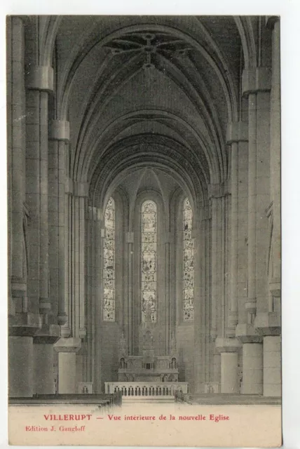 VILLERUPT - Meurthe et Moselle - CPA 54 - vue interieure de la nouvelle église