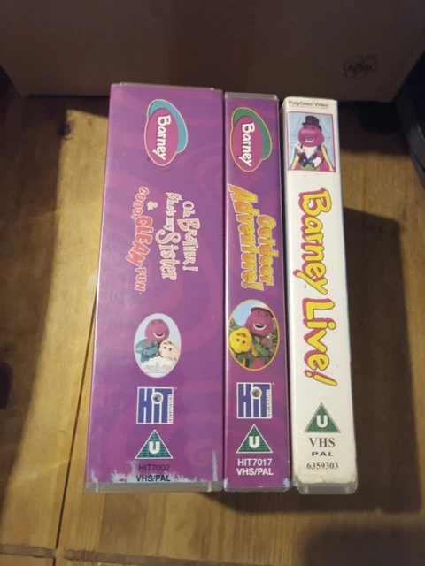 Barney Live In New York City Vhs 1995 Plus 2 Others 1 99 Barney Live In New York City Vhs 1995 Plus 2 Others 1 99