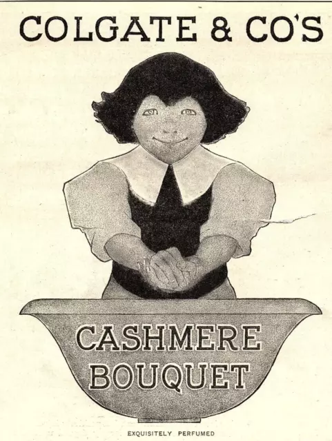 1900 Colgate & Co's Cashmere Bouquet Toilet Soap Print Ad Z2519