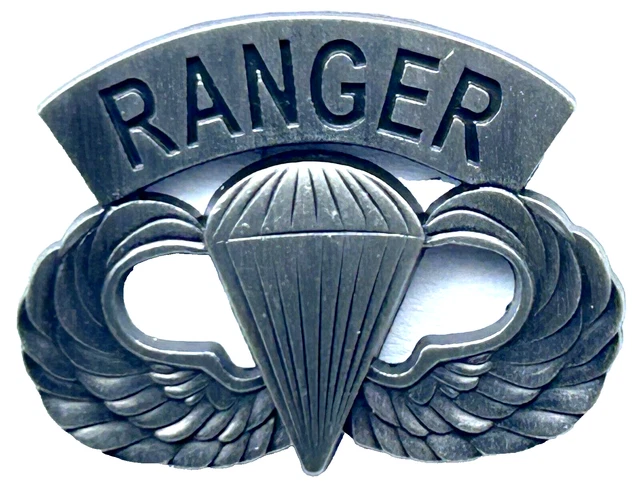 U.S. ARMY RANGER Airborne Paratrooper Wings Emblem Military Lapel Pin ...