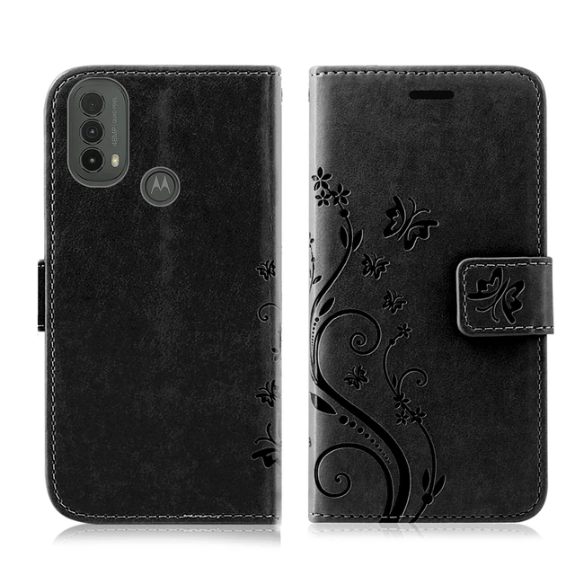 Etui Coque Motorola Moto E20/E30/E40, Téléphone Portable Portefeuille Boîtier