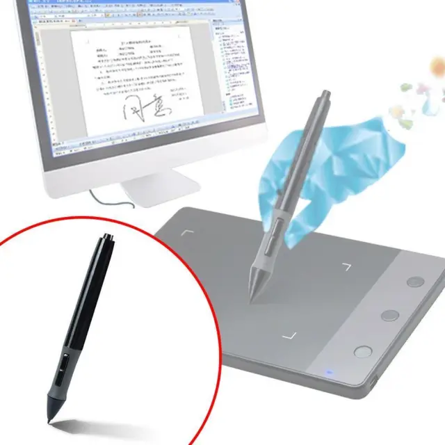 For Battery Pen Digital Pen Stylus Huion Graphics Drawing Elect H4E3