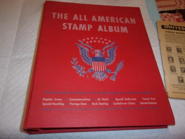 The All American Stamp Album Minkus 1893-1982