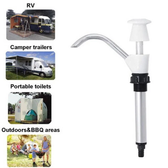 CARAVAN SINK WATER Hand Pump Tap Camping Trailer Motorhome Work Vehicle