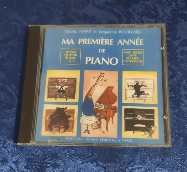 MA PREMIÈRE ANNÉE de piano de ., CD