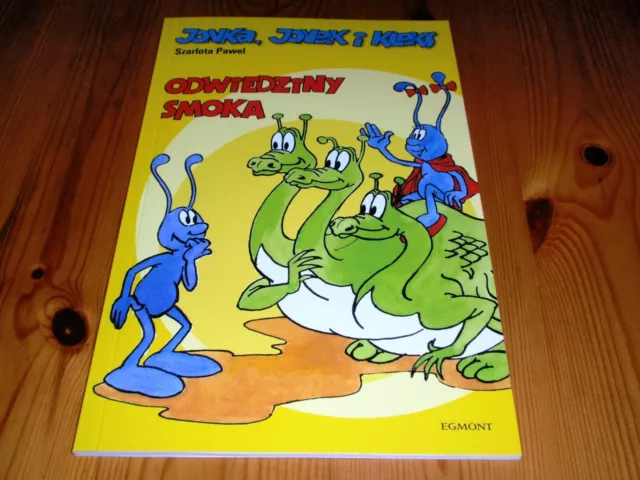*New Polish Book* Jonka, Jonek i Kleks: Odwiedziny smoka *Komiks*