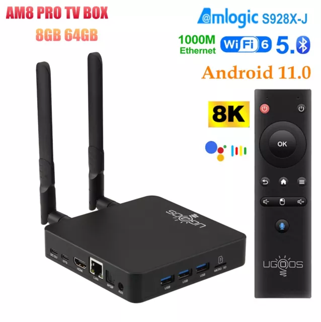 MECOOL KM2 Plus Deluxe Android TV Box With Netfilx 4K Certified Doby  Atmos/Doby Vision 4+32G WiFi6 1000M LAN BT5.0 Media Player