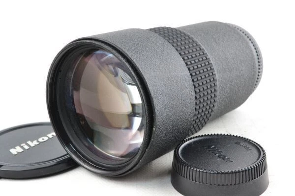 Nikon AF NIKKOR 180mm F2.8 ED w/Front cap Rear cap Excellent+ Works smoothly