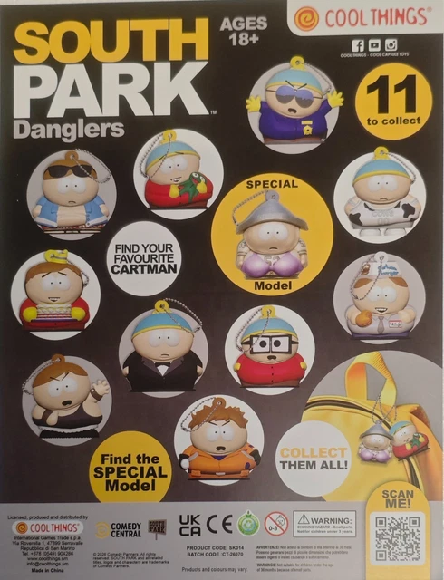 SOUTH PARK CARTMAN Danglers Cool Things Personaggi a Scelta EUR 15,00 ...