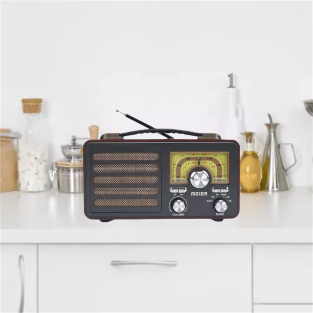 FM/AM/SW Radio Bluetooth Speaker Portable Radio for Camping Travel Outdoor