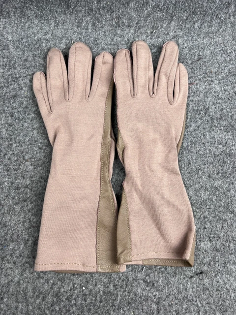 US Military Flyers Summer GS/FRP-2 Flight Gloves Tan Size 9