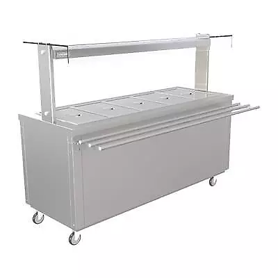 Parry Flexi-Serve Hot Cboard w/Dry Bain Marie Top Heated Gantry & Trayslide 5GN