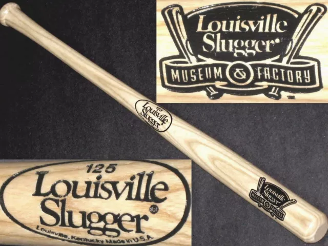 Louisville Slugger 18 Inch Real Wooden Mini Bat Museum & Factory Souvenir  USA on eBid United States