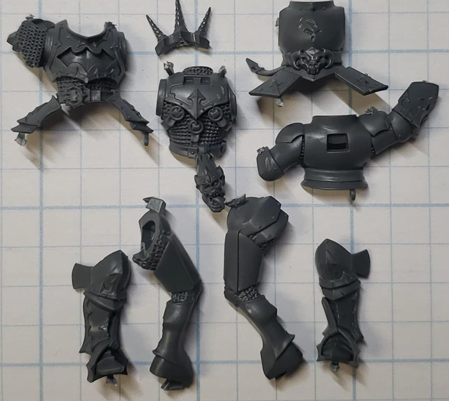 Age of Sigmar Slaves to Darkness Bits Chaos Lord Eternus Armored Torso & Legs RD