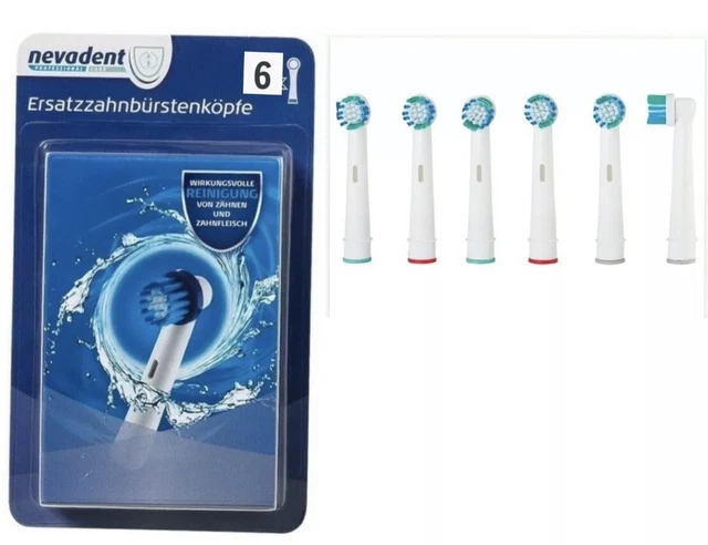 Brosse à Dents électrique Rotative Sans Fil - 6 Têtes De Rechange - Neuf Générique