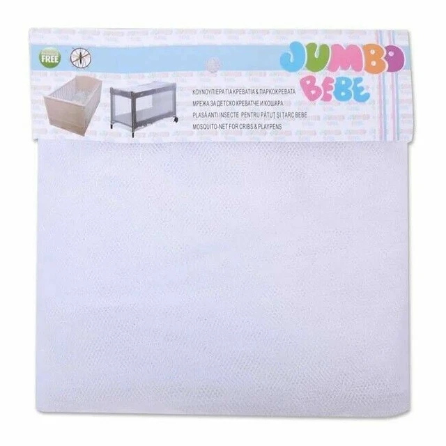 Moustiquaire pour lit de bébé Lit bébé à baldaquin Easy Fit Maille fine...