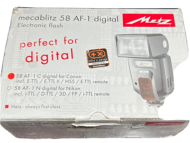 Metz Mecablitz 58 AF-1 Digital Flash for Canon EOSSLR/DSLR/Mirrorless