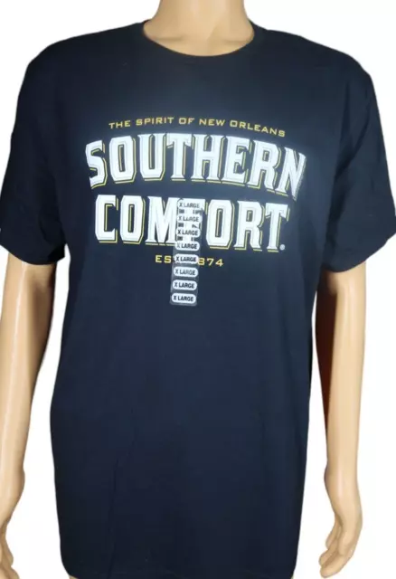 The Spirit Of New Orleans Southern Comfort Whiskey Est. 1874 Black T Shirt M NWT