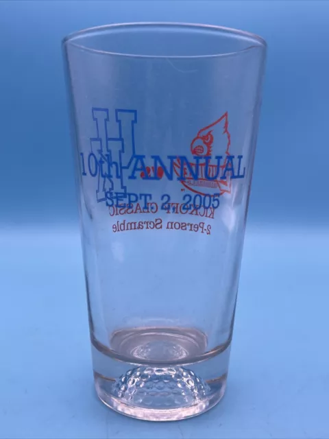 Louisville Cardinals VS Kentucky￼ Wildcats Golf Annual Kickoff 2005 Glass