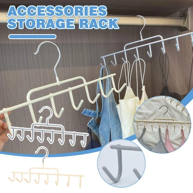Anti Slip Multi Hook Coat Hanger Bra Hanger Scarf Organizer Hooks Saving✨h