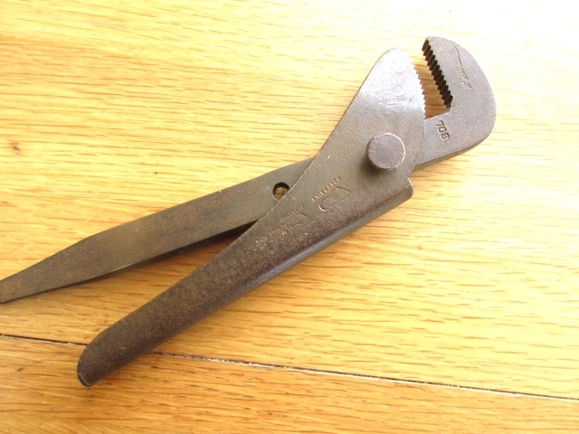 Impugnature per tubi impronta 9" 706 Inghilterra - Montaggio tubi vintage ingegnere idraulico fai da te