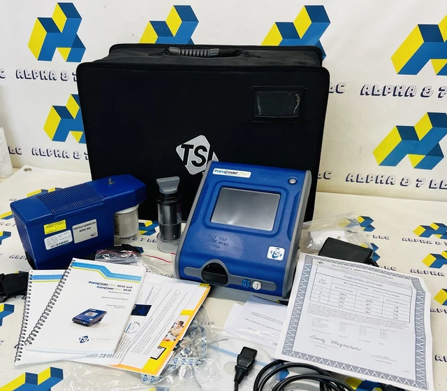 TSI PortaCount Pro+ 8038 Respirator Fit Tester w Accessories & Case
