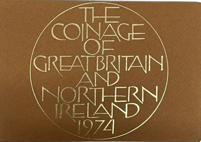 1974 Royal Mint Coinage Of Great Britain And Northern Ireland Proof Coin Set