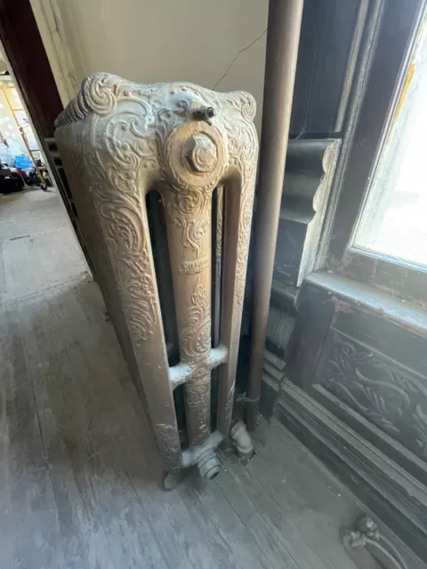 Vintage Cast Iron Radiator Heater, Victorian Scrollwork multiple sizes available