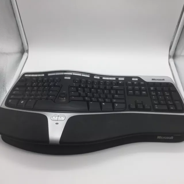 Microsoft Natural Wireless Ergonomic Keyboard 7000 No USB Dongle Free Shipping