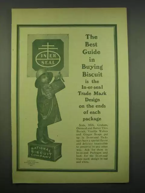 1902 Nabisco National Biscuit Company Ad - The best guide in buying biscuit