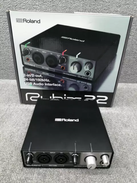 ROLAND RUBIX22 High-Res Audio Interface for MAC, PC AND IPAD Very Good Condtn