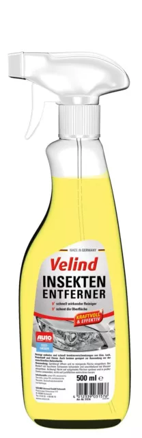 Velind Insektenentferner Insektenlöser Autowäsche Reiniger Insekten 500ml