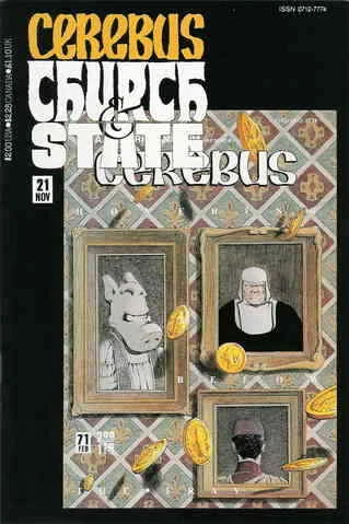 Cerebus: Church And State #21 VF; Aardvark-Vanaheim | 71 Dave Sim - we combine s