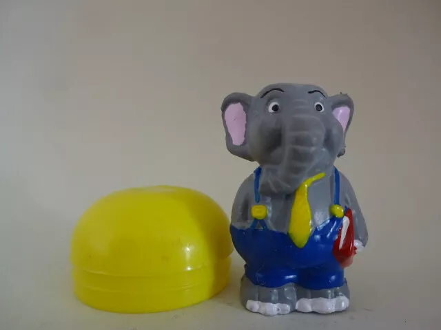 Altfigur EU-D / Elefant mit gelber Krawatte - ca 40 mm groß