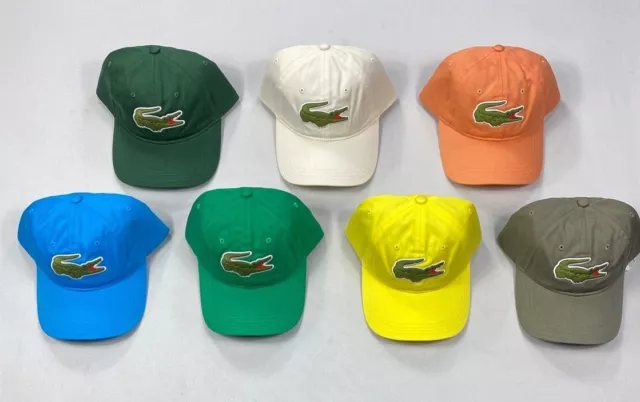 Men's Lacoste Big Croc Logo Adjustable Hat Cap