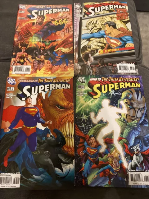 DC Comics Superman lot of 44 issues from 666-741! Annuals and Specials!