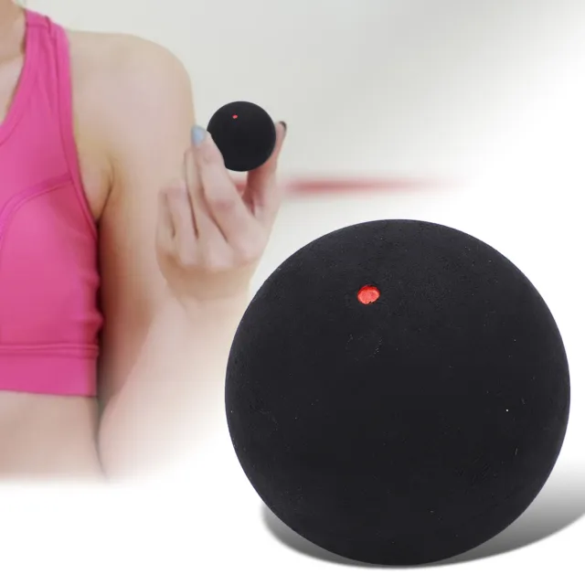(Single Red Dot)Single Dot Squash Balls Rubber Material 37mm Diameter 25g