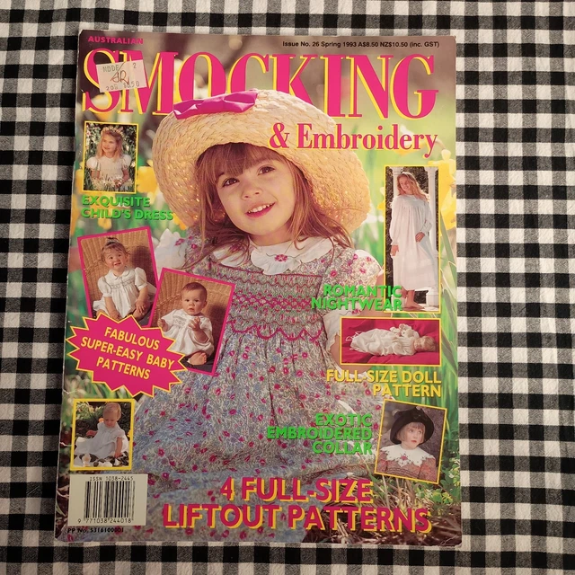 AUSTRALIAN SMOCKING & Embroidery Magazine Issue #26 Spring 1993