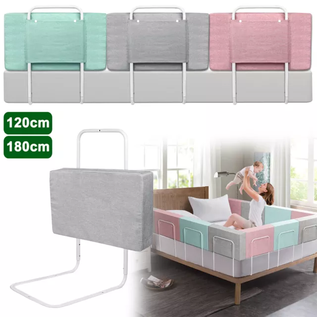 Rejilla de protección de cama cuna protección contra caídas 120/180 cm rejilla de cama para bebé