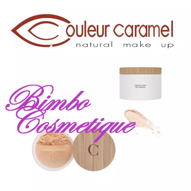 Couleur Caramel Fond De Teint Bio Mineral Poudre Libre 21 Beige Clair