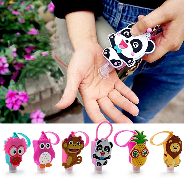 1 pz portabottiglie gel doccia bagno cartone animato animale divertente carino por DB