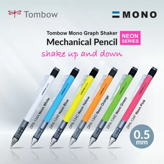 Tombow Mono Graph Lite Mechanical Pencil - 0.5 mm - Full Black