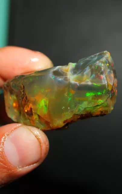 Opal rough, Welo Fire opal, Loose opal, Natural Ethiopian Opal rough 166.05 Cts