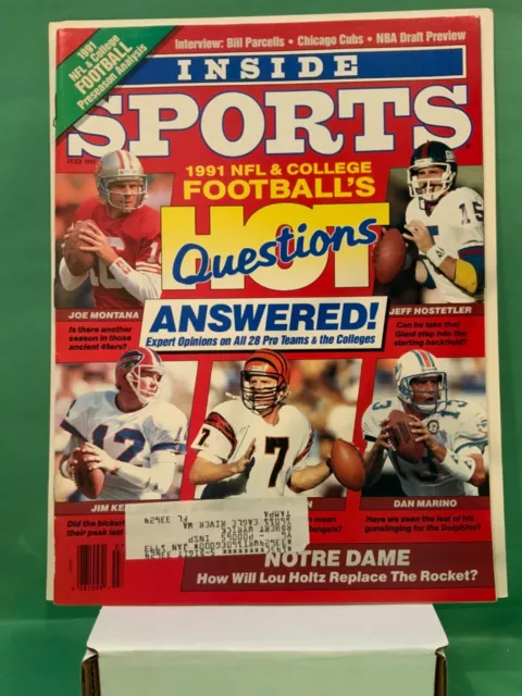 Inside Sports July 1991 Football Questions and Answers