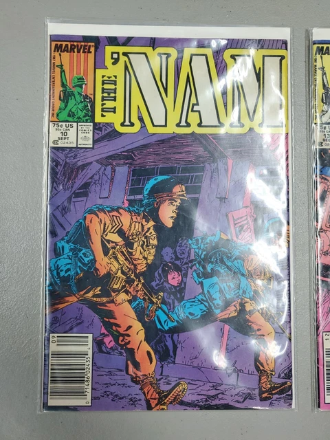 Lot (8) Marvel The "NAM Comic Books 2