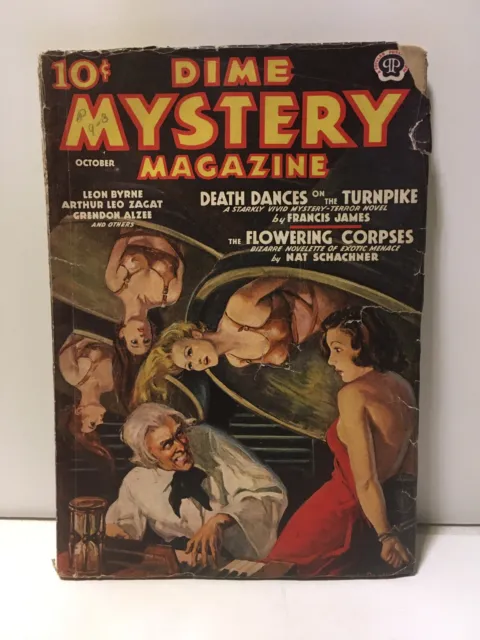 Dime Mystery Pulp Magazine October 1938