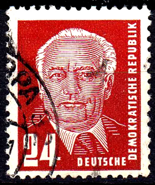 Deutschland DDR gestempelt Wilhelm Pieck Politiker Kommunist Präsident / 2760