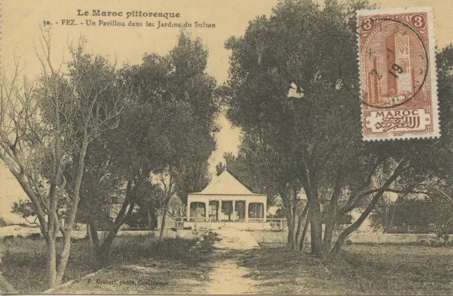 Postcard - MAROC PITTORESQUE / FEZ /  UN PAVILLON DANS LES JARDINS DU SULTAN