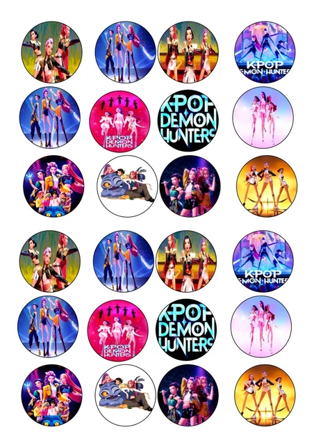 Set De 12 Figuras K-Pop Demon Hunters – Miniaturas De PVC Para Decoración De Tartas Y Coleccionismo