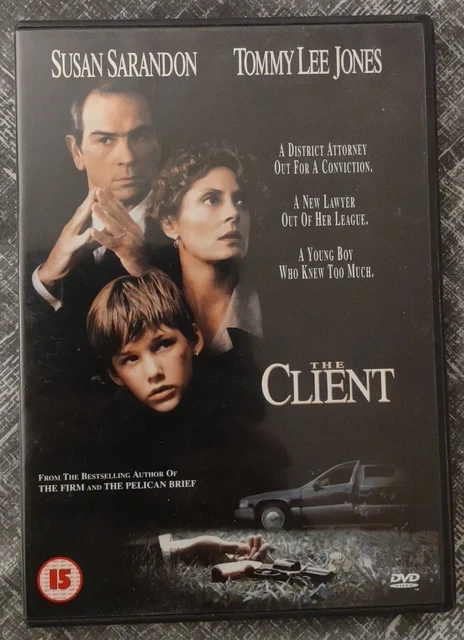 THE CLIENT (1994) DVD Susan Sarandon/Tommy Lee Jones/Brad Renfro Crime ...